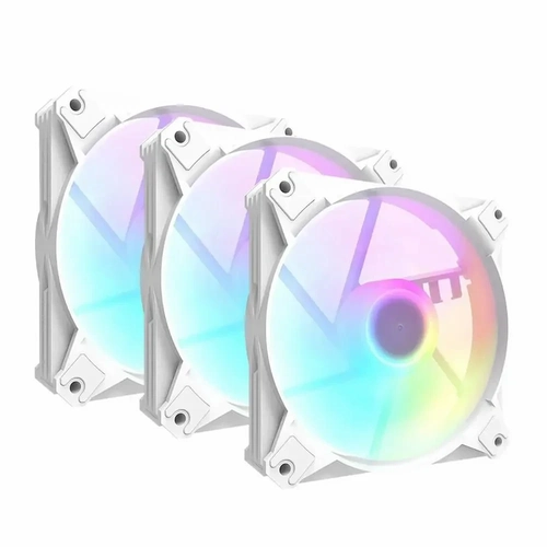 Kit 3 Coolers Gabinete Motospeed Hyrax 120mm Hcl603w