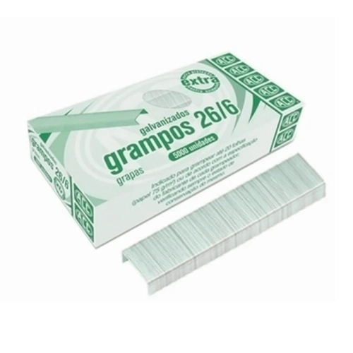 Grampo 26/6 Galvanizado c/5000 ACC
