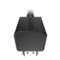 Cabo Hdmi 2.1 Pcyes Conector 90º Vertical - Preto - 3m - Nylon - Ph21-3vnp-f