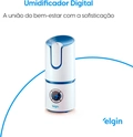 Umidificador de Ar Elgin Digital Inteligente, 2,5 Litros Branco e Azul Bivolt