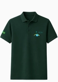 Camisa Pólo exclusiva para 6º e 7º anos cor verde escuro