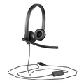 Headset Logitech H570e Usb Stereo 981-000574-r