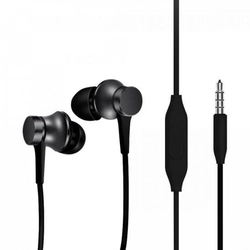 Fone de Ouvido Xiaomi Intra-Auricular Mi Basic Preto