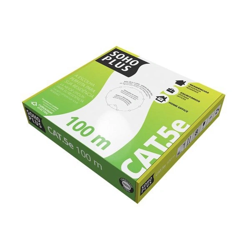 Cabo Lan Cat5e U/utp 24awg Cmx 100m Pr 23200185