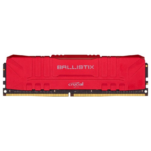Memória Crucial Ballistix, 8GB, 2666MHz, DDR4, CL16, Vermelho - BL8G26C16U4R