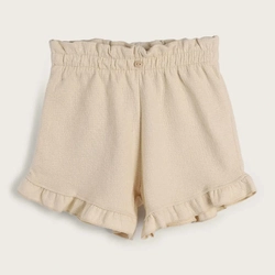 Shorts Texturizado Bege Hering - Menina