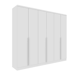 GUARDA-ROUPA CASAL 6 PORTAS 4 GAVETAS CATAGUASES