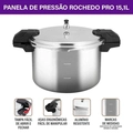 Panela De Pressão De Alta Capacidade Rochedo Pro 15l