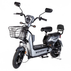 Bicicleta Eletrica Scooter Wehawk Basket Hw500 500w Bat 48v 12ah Grey