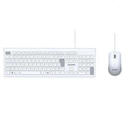 Combo Soft Teclado + Mouse Pcyes USB 2M Branco Abnt2 Pcosf2w - 111379h