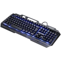 Teclado Gamer Shield Abnt2 Multimidia Led Azul 1.8 Metros Usb Topo Em Metal Sensacao Mecanica - Gt600