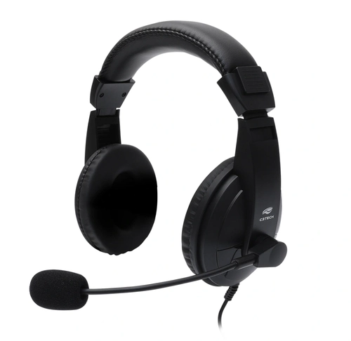 Fone Com Microfone USB, Voicer Comfort,PH-320BK C3Tech