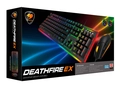 Teclado Cougar Semi Mecanico RGB, ABNT2 + Mouse LED - Deathfire EX