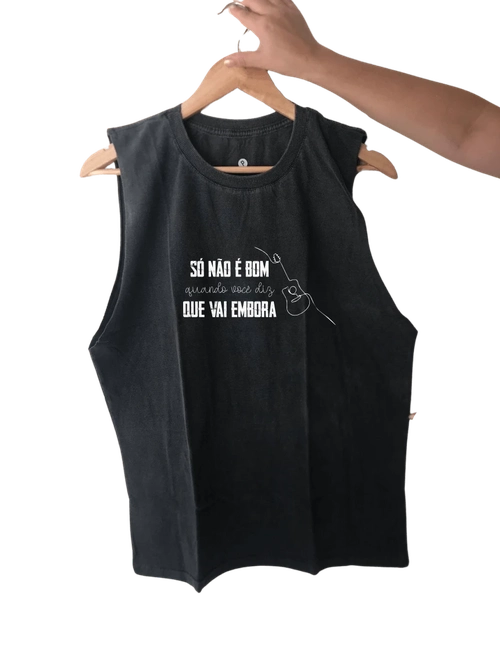 Regata Stone Fica Amor 2 — Só não é bom quando você diz que vai embora