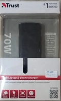 Fonte Universal para Notebook e Smartphone até 70W - 9 pinos + entrada USB -Trust
