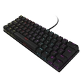 Teclado Mecânico 60% Vinik Anihi Black - Switch Blue - Led Rainbow - Anihibkbl