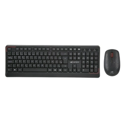 Kit Teclado + Mouse Sem Fio, K-W70BK, Preto, C3Tech