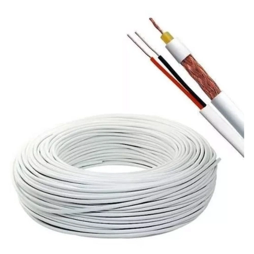Cabo Coaxial Rf0,4/2,5+2x26awg Mono 100m