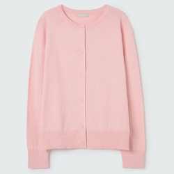 Cardigan em Tricot Rosa Hering - Feminino