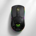 Mouse Gamer Sem Fio Fortrek Striker Air, 16.000 DPI, Recarregável, RGB, Preto, 76442