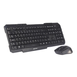 Kit Teclado E Mouse Sem Fio K-W10bk C3tech