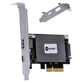 Placa Usb Vinik Com Usb 3.0 + Usb-c Tipo-c Pci-e X4 Com Low Profile - Pu30c31-lp