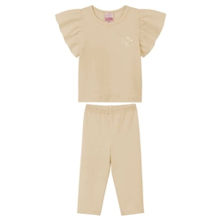 Conjunto Blusinha Manga Curta e Calça Legging Lik Kids - Menina
