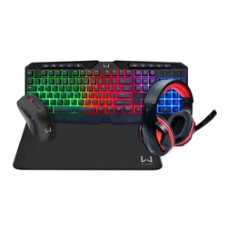 Combo Gamer Multi Warrior Teclado Mouse Headset e Mousepad - TC304