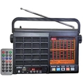 Rádio Portátil Motobras Rm-pu32ac 7 Faixas Preto