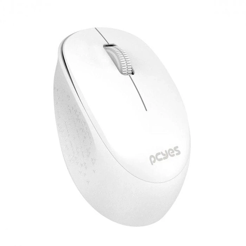 Mouse sem Fio Pcyes Mover White 1600DPI Wireless SILENT CLICK - PMMWSCW