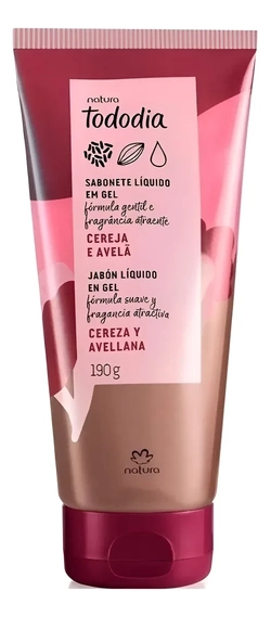 Sabonete Líquido Natura Gel Cereja Avelã Tododia 190g