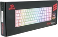 Teclado Mecânico Gamer Redragon Ashe, RGB, Switch Red, ABNT2, Branco, K626W