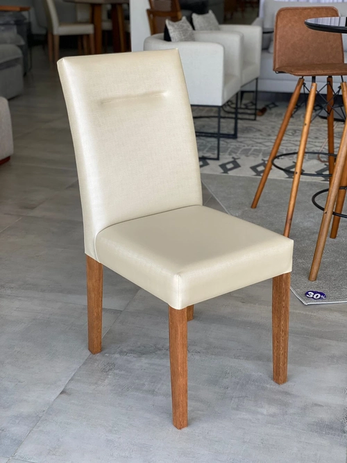 Cadeira Delta tecido Facto madeira cinamomo