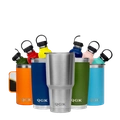 Caneca Térmica TUMBLER 30 OZ 887ml com Tampa - QGK (Cinza)