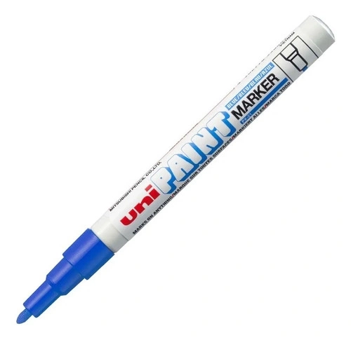 Caneta Marcador Permanente Industrial Uni Paint Marker Px 21