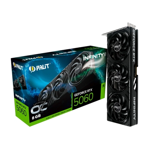 Placa de Video 8GB RTX5060 Palit OC Infinity 3 - NE75060T19P1-GB2063S