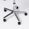 Cadeira Mocho Ergonômico Exclusiva 360° Graus Com Apoio e Suporte Preta