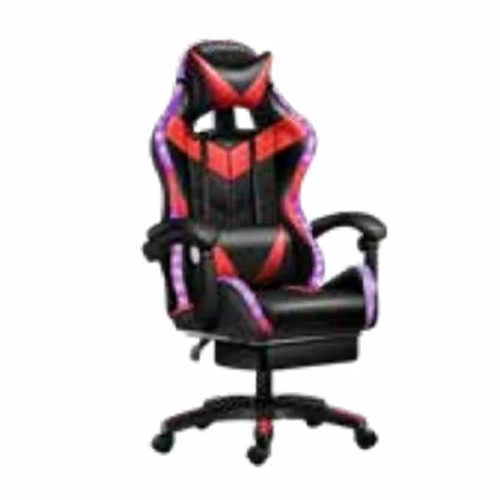 Cadeira Gamer Vermelha Com Acabmento Em Rgb, Suporta Até 150kg, Ref. Delta-cg131