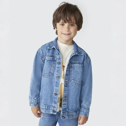 Jaqueta Jeans com Bolsos Hering - Masculina