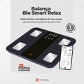 Balança Bioimpedância 25 Análises Corporais Bio Smart Relax Preta