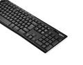 Teclado Logitech Membrana K270, Multimídia, ABNT2, Sem Fio, Preto - 920-004427