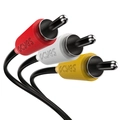 Cabo de Video 3 Rca m para 3 Rca m - 2 Mts - P3r-2