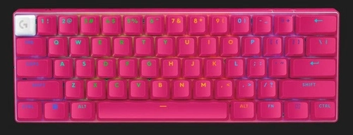 Teclado Logitech g Mecânico Pro x 60 Magenta Us - 920-011940