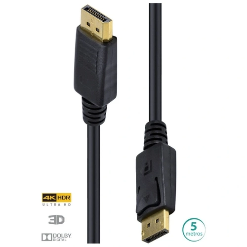 Cabo Displayport 1.3v Ultrahd 120hz Vinik 5 metros - Dp13-5