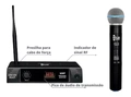 Microfone Sem Fio Dylan Udx 01 Multi Uhf Digital 30 Canais
