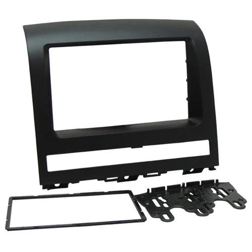 Moldura Fiamon 2 Din Fiat Palio/strada/strada Adventure/palio Weekend/palio Adventure/ideia/siena 2012 Preta