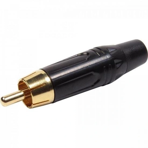 Plug Rca Metal Com Parte Inferior Preto Pgrc0023 Storm - Pct / 10