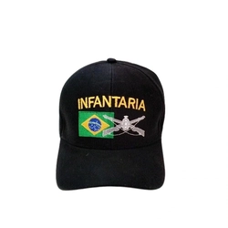 Boné Bordado Infantaria Bandeira
