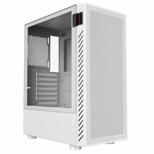 Gabinete Gamer Bolter White Ghost Lateral Em Vidro Pcyes - Gbwgpbr