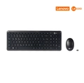 Kit Teclado + Mouse Sem Fio, KW204, Preto, Lecoo